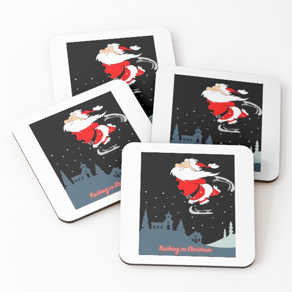 Item preview, crazy santa sliding on christmas designed and sold by Aneta Kilimnik.