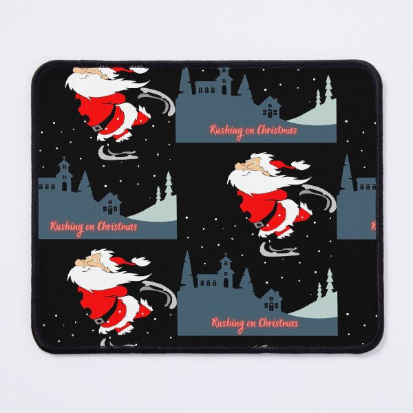 Item preview, crazy santa sliding on christmas designed and sold by Aneta Kilimnik.