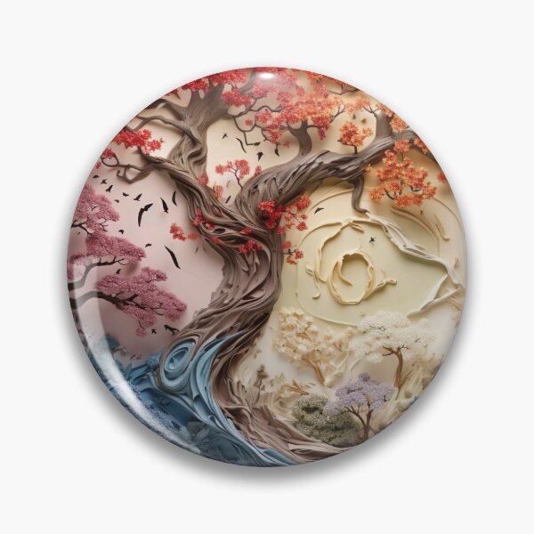 Item preview, Seasonal Poetry: Four Seasons Trees in Artful Display designed and sold by Ms-Commerce.
