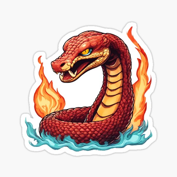 Item preview,  Cobra on fire designed and sold by StyleSketch.