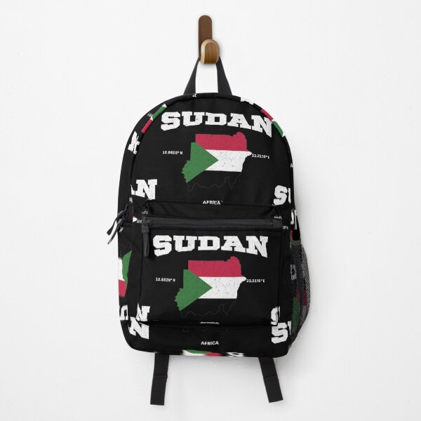 Item preview, Sudanese Flag and Map, Sudan coordinates, sudan location designed and sold by Flag Outfit.