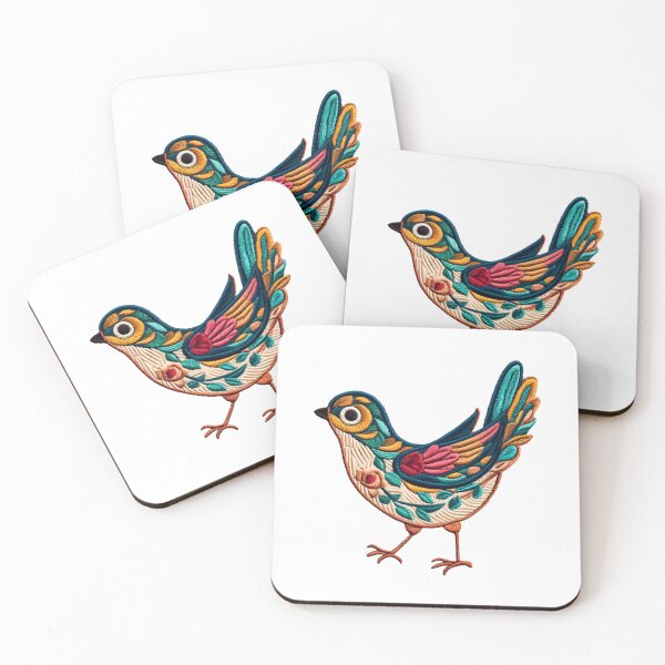 Item preview, Beautiful Bird Embroidery designed and sold by Humbugle.