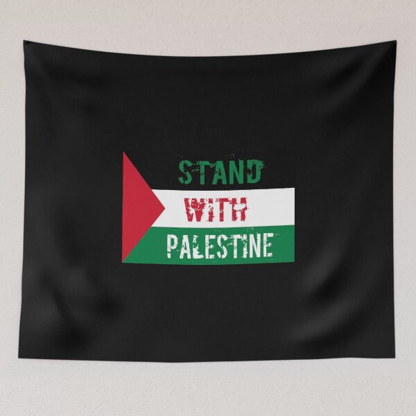Item preview, Stand with Palestine Artwork Flag designed and sold by AJ  Liber.