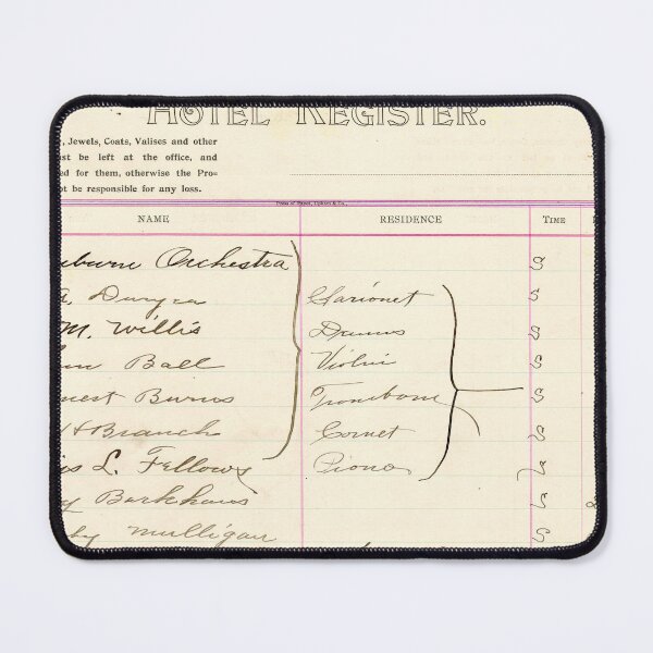 Item preview, Vintage Hotel Register designed and sold by VICKY BRESLIN.