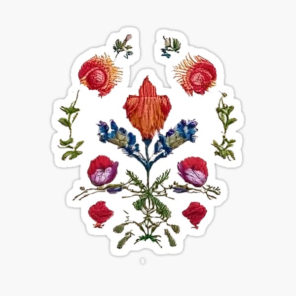 Hungarian Embroidery Stickers for Sale