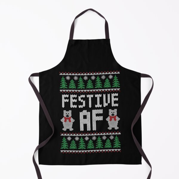 Item preview, Festive AF - Funny Ugly Christmas Sweater designed and sold by hadleyfoo.