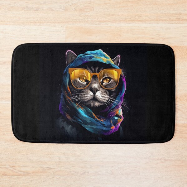 Item preview, Stylish Cat in Quantum Wavetracing designed and sold by elmindo.