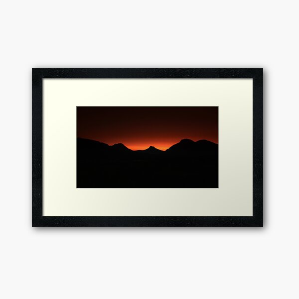 Assynt Sunset Framed Art Print
