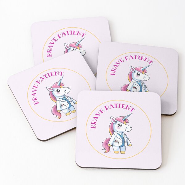 Item preview, Brave Patient - Unicorn designed and sold by BababuuuPrint.