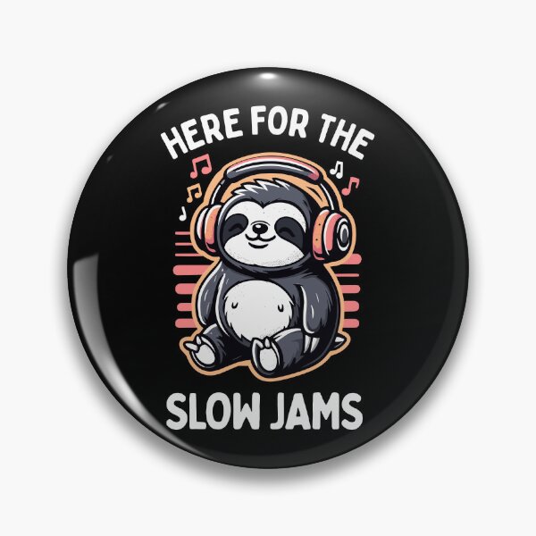 Item preview, Sloth Listening to Music - Here For The Slow Jams designed and sold by hadleyfoo.