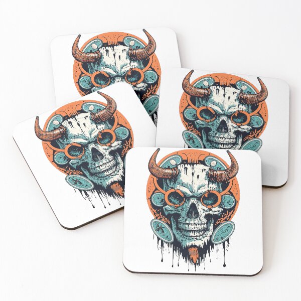 Item preview, ghost skull designed and sold by GFORCE_SHOP.