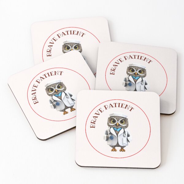Item preview, Brave Patient - Owl designed and sold by BababuuuPrint.