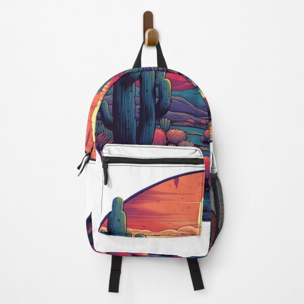 Item preview, Harmony of Cactus and River at Sunset designed and sold by shop-khalifa.