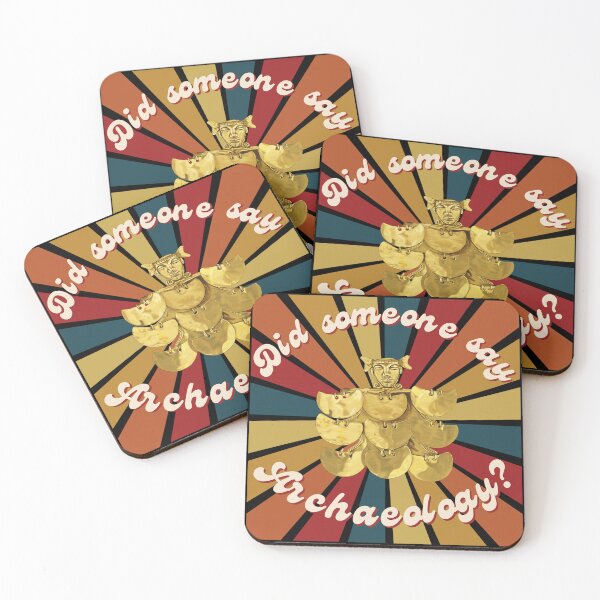 Item preview, Retro design for Archaeology Lovers "did someone say archaeology?" with archaeological object  designed and sold by Carola-art.