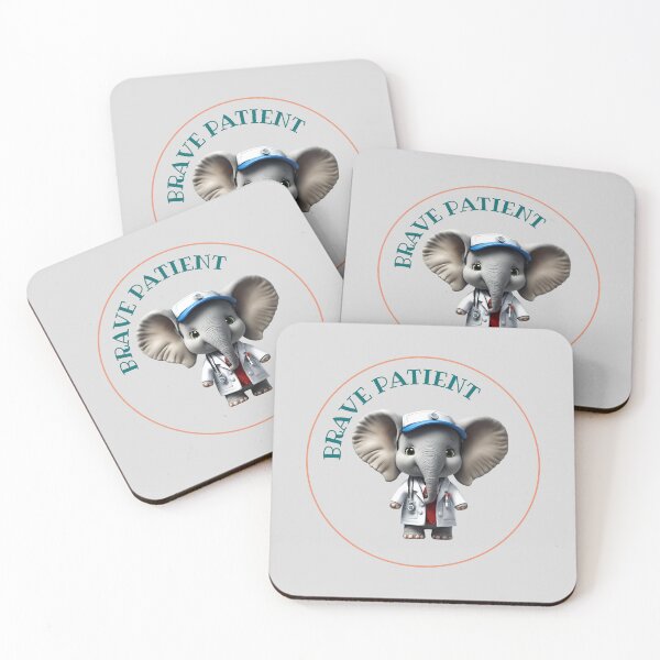 Item preview, Brave Patient - Elephant designed and sold by BababuuuPrint.