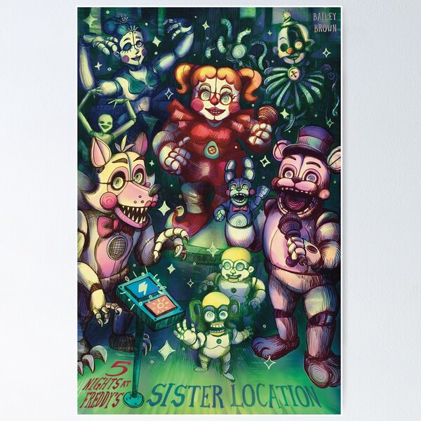 Five Nights At Freddy's Sister Location - Ennard Poster Greeting Card  for Sale by Jobel