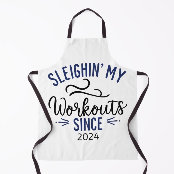 Item preview, Sleighin' My Workouts Since 2024 - Post-Christmas and New Year Fitness Resolve (Dark Text) 2 designed and sold by Spiprinto.