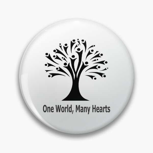 Item preview, One world, many hearts, Humanity  designed and sold by 2MArtPro.