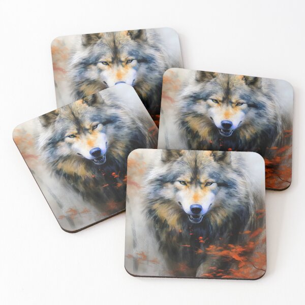 Item preview, Wolf animal art #wolf designed and sold by JBJart.