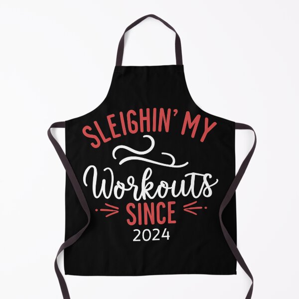 Item preview, Sleighin' My Workouts Since 2024 - Post-Christmas and New Year Fitness Resolve (Light Text) 2 designed and sold by Spiprinto.
