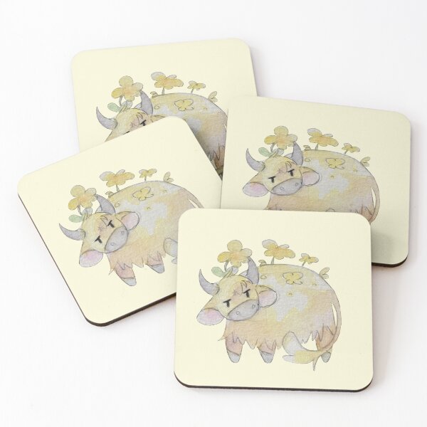 Item preview, Yellow Flower Cow designed and sold by goblinfables.