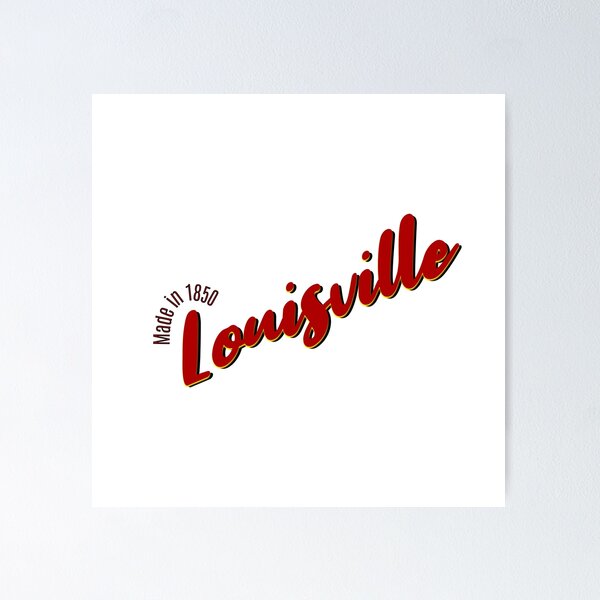 Louisville Team Colors Football - Louisville Cardinals - Posters