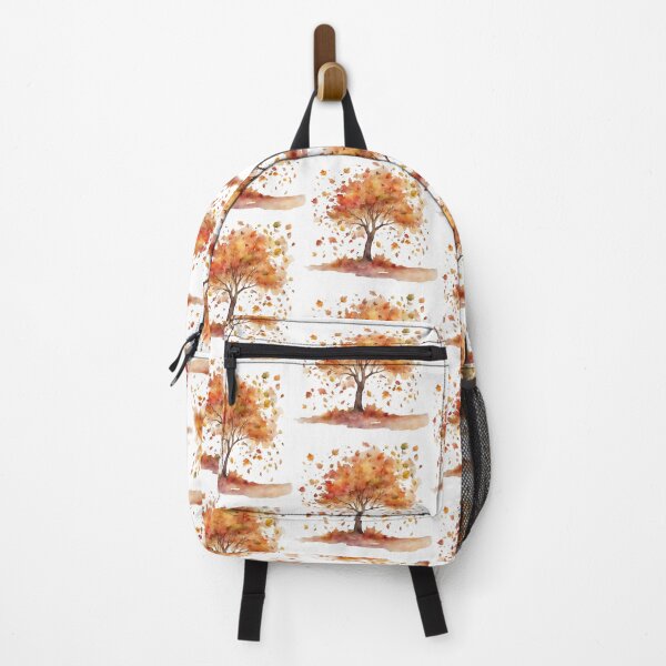 Item preview, Autumn Tree and Falling Leaves Watercolor designed and sold by silviaol.