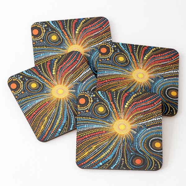 Item preview, colorful aboriginal art designed and sold by dcrc.