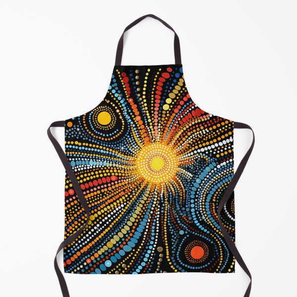 Aperçu de l'œuvre art aborigène coloré créée et vendue par dcrc.