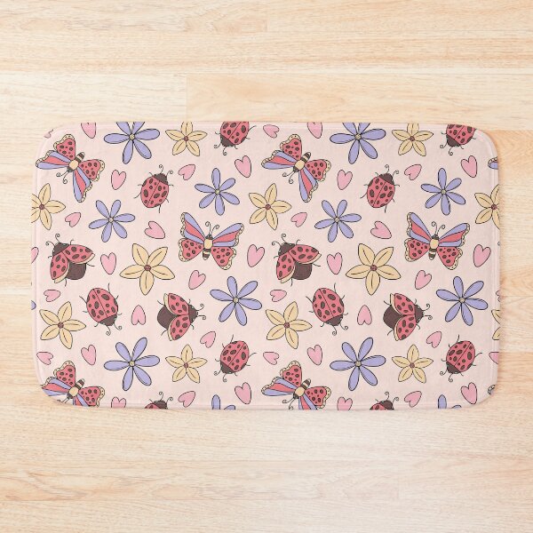 Item preview, Love Ladybugs, Butterfly and Flowers designed and sold by CreativeDraws42.