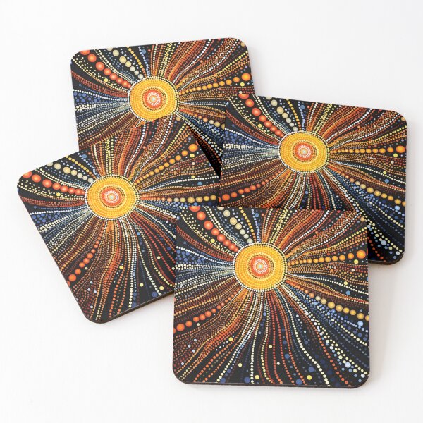 Item preview, colorful aboriginal art designed and sold by dcrc.