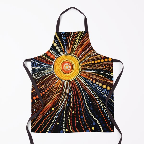 Aperçu de l'œuvre art aborigène coloré créée et vendue par dcrc.