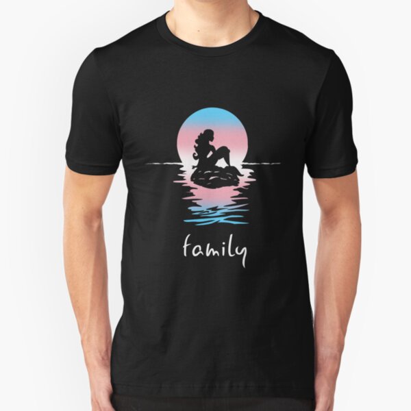 Transgender Pride Mermaid T-Shirt Slim Fit T-Shirt