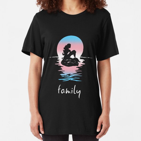 Transgender Pride Mermaid T-Shirt Slim Fit T-Shirt