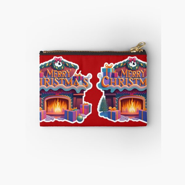 Item preview, Cozy fireplace Merry Christmas designed and sold by AI-Only Creations.