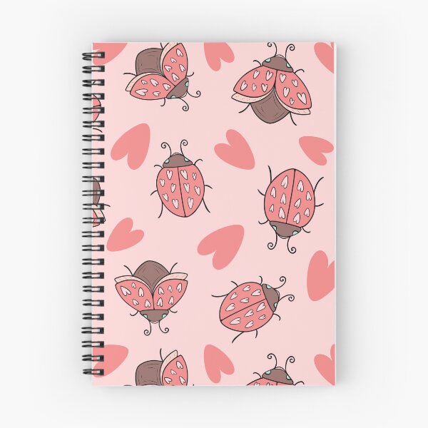 Item preview, Cute Pink Ladybugs with Hearts designed and sold by CreativeDraws42.