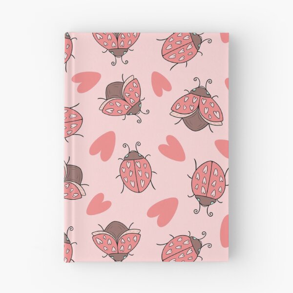Item preview, Cute Pink Ladybugs with Hearts designed and sold by CreativeDraws42.