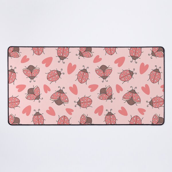 Item preview, Cute Pink Ladybugs with Hearts designed and sold by CreativeDraws42.