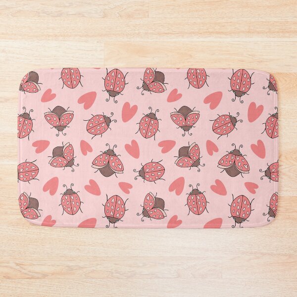 Item preview, Cute Pink Ladybugs with Hearts designed and sold by CreativeDraws42.