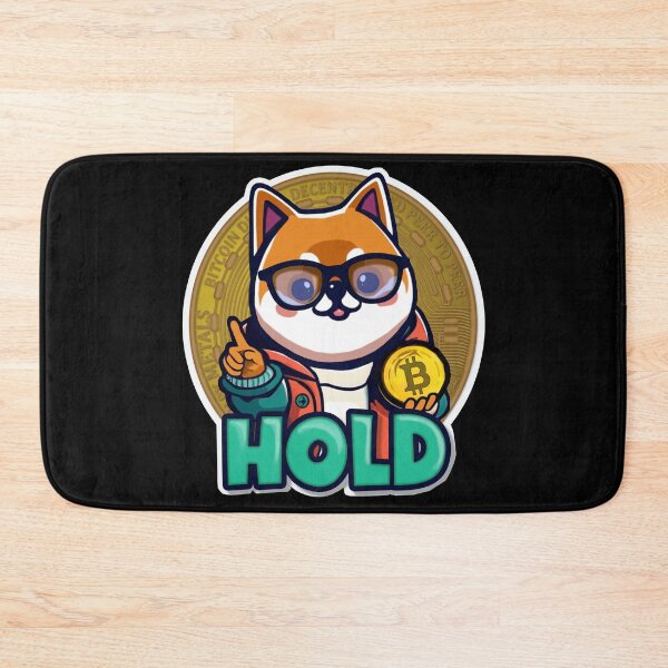Item preview, hold bitcoin crypto shiba geek vintage designed and sold by huggymauve.