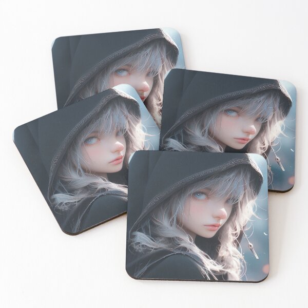 Item preview, Cool Hooded Cloak Stealthy Anime Girl designed and sold by bubblegoth.