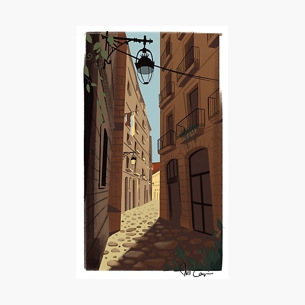 Las Ramblas, Barcelona Photographic Print