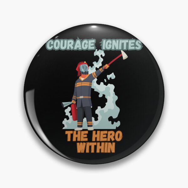 Item preview, Courage Ignites The Hero Within designed and sold by WenegeeDesigns.