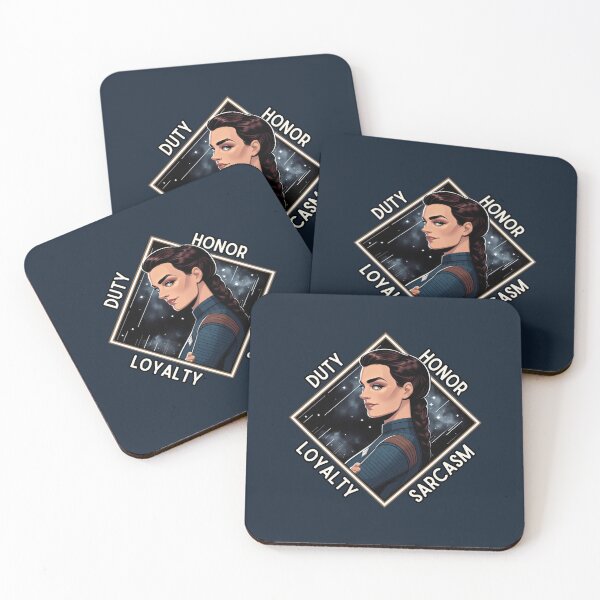 Item preview, Duty, Honor, Loyalty, Sarcasm - Space Officer - Sci-Fi designed and sold by Fenay Designs.