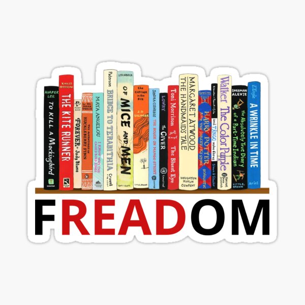 Artikel-Vorschau von fREADom Anti Ban Books Freedom To Read Shirt, Ban Guns Not Books, Lesen verbotener Bücher, Geschenk für Lehrer und Bibliothekare, Buchliebhaber für soziale Gerechtigkeit, designt und verkauft von MisterrAB.
