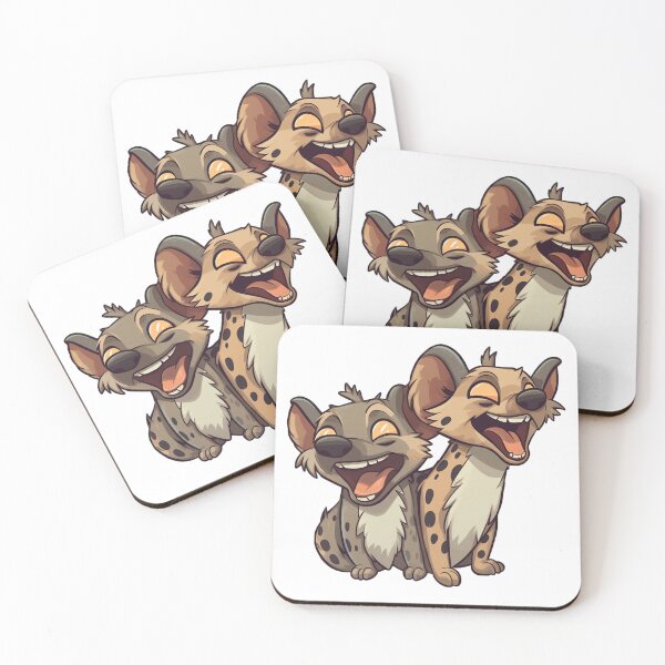 Item preview, Paquete de pegatinas de los hermanos Hiena del safari africano designed and sold by STICKERSLALA.