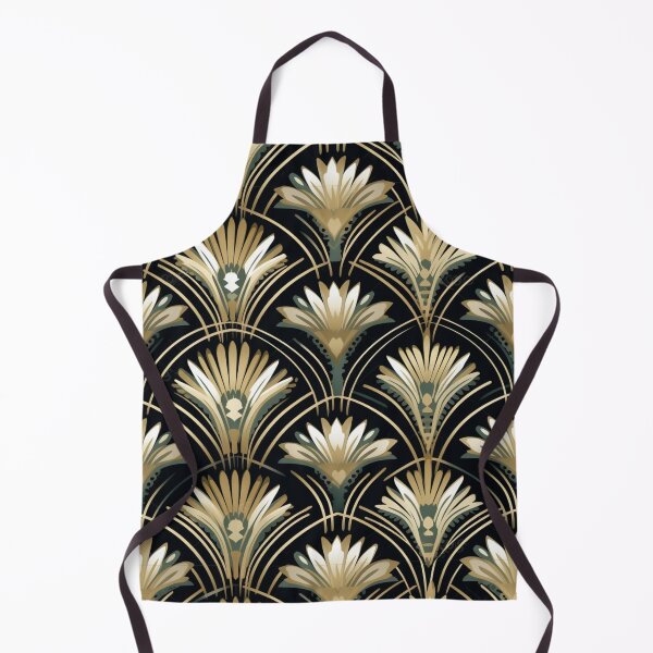 Item preview, Art Deco Floral Fan Digital Pattern designed and sold by zolarche.