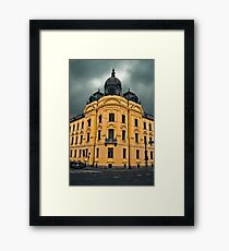a hallowed building in Zagreb Framed Print