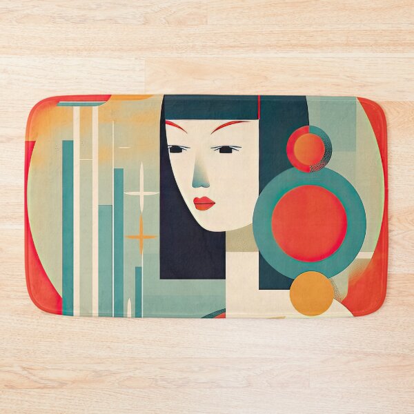 Item preview, Explore Simplistic & Minimalistic Japanese Geisha Portraits with a Majestic Touch designed and sold by ArtificialGenes.
