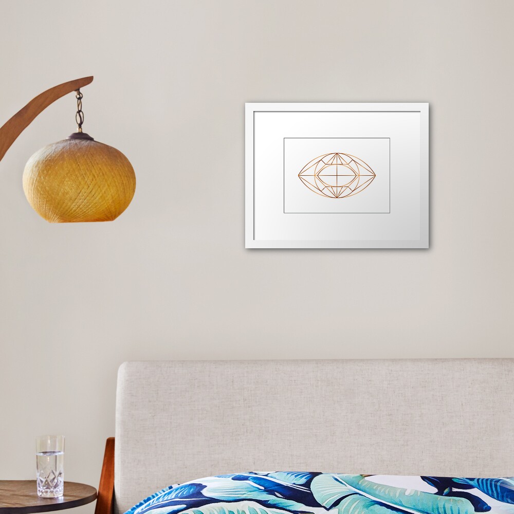 Item preview, Framed Art Print designed and sold by Eleonora-Flow.